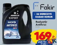 FAKİR RADYATÖR ANTİFİRİZİ 3 L